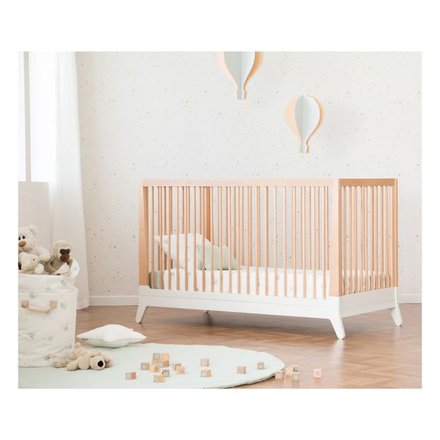 Lit bébé évolutif New Horizon en bois de hêtre 70x140cm-product