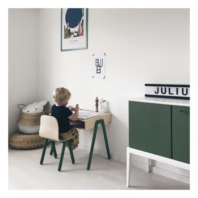 Silla infantil Verde Oscuro- Imagen del producto n°4