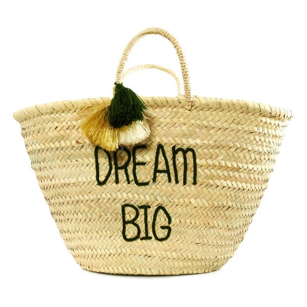 Smallable x Rose in April Dream Adult embroidered Basket with Pompoms-product