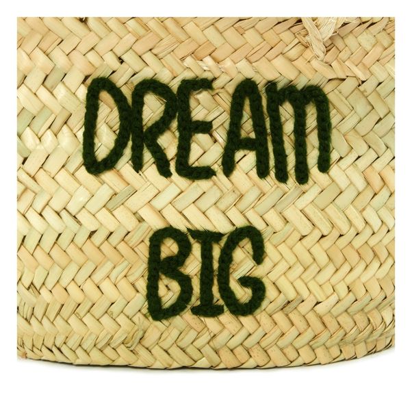 Smallable x Rose in April Dream Adult embroidered Basket with Pompoms-product