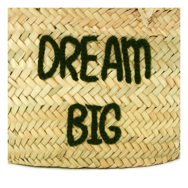 Smallable x Rose in April Dream Adult embroidered Basket with Pompoms-product