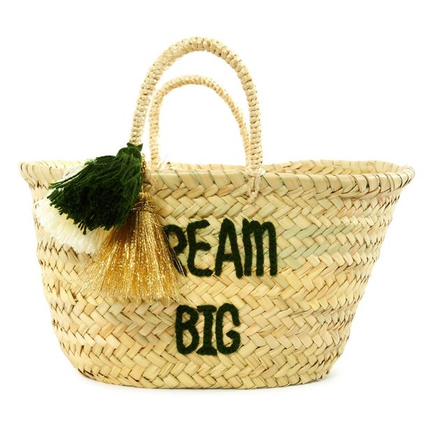 Smallable x Rose in April Dream Adult embroidered Basket with Pompoms-product