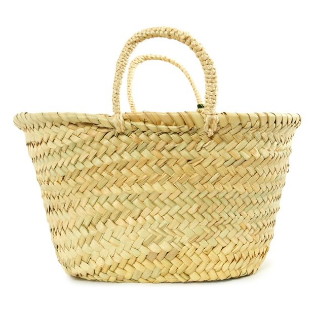 Smallable x Rose in April Dream Adult embroidered Basket with Pompoms-product