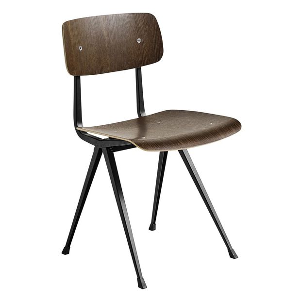 Chaise Result en chêne fumé - Réedition Friso Kramer & Wim Rietveld-product