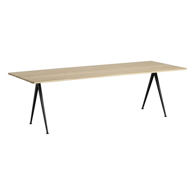 Table 250x85 cm Pyramid 02 en chêne laqué mat - Réedition Friso Kramer & Wim Rietveld-product