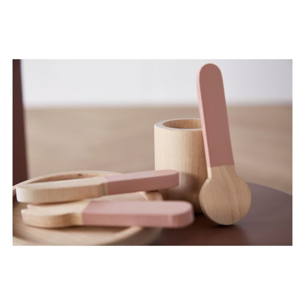 Puppengeschirr aus Holz- 10-teilig-product