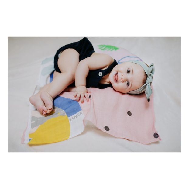Louise Organic Cotton Swaddle 60x60cm-product