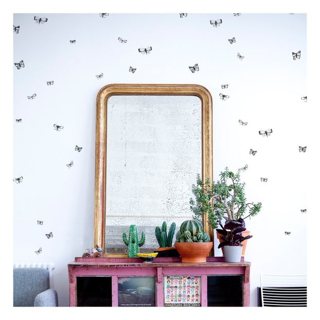 Papier-peint/décor panoramique Wild butterfly - 3 lés - 274 x H 280 cm-product