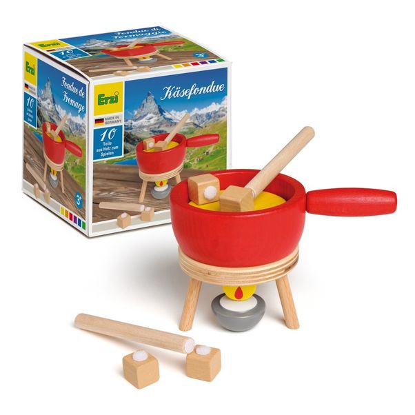 Wooden Fondue Cheese Set -product