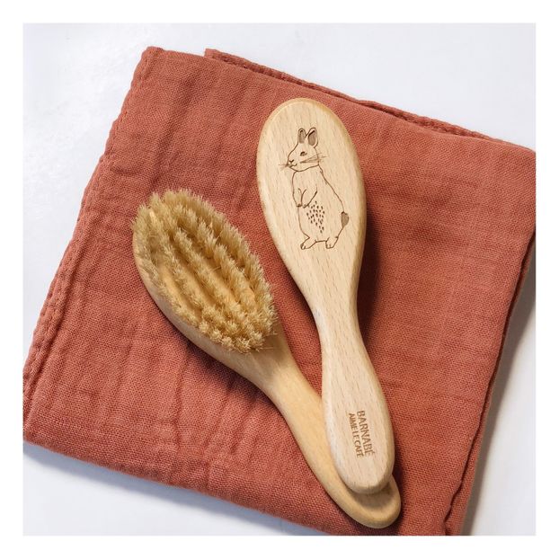 Cepillo para el pelo de haya y cerdas de seda Conejo-product