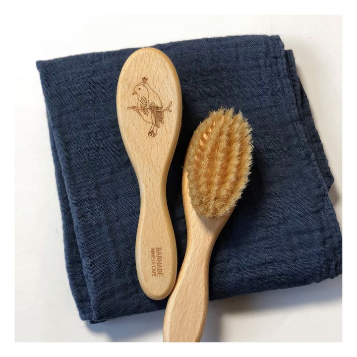 Cepillo para el pelo de haya y cerdas de seda Pájaro- Imagen del producto n°3