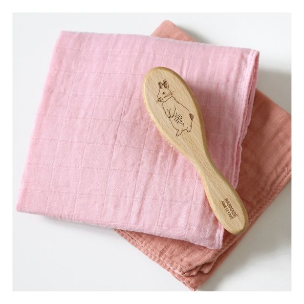 Cepillo para el pelo de haya y cerdas de seda Pájaro-product