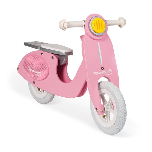 Moto Mademoiselle de madera con maleta-product