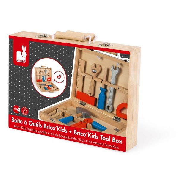 Caja de herramientas Brico'Kids - Set de 9 piezas-product