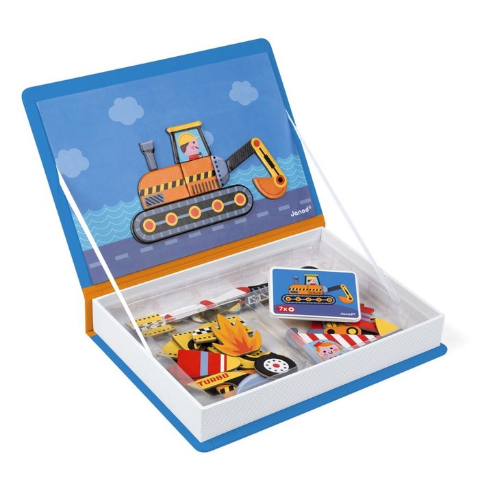 Race Car Magnetic Book - 50 magnets - Product image n°2