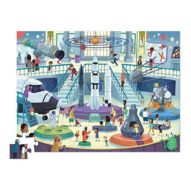 Puzzle Un día en el Museo Espacial- 72 piezas-product