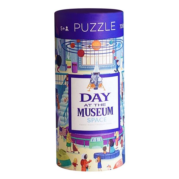 Puzzle Un día en el Museo Espacial- 72 piezas-product