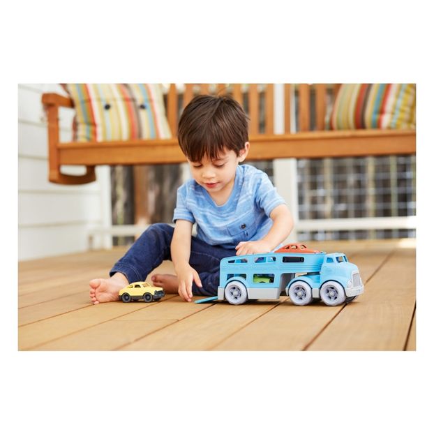 Camion transporteur de voitures et ses 3 voitures-product