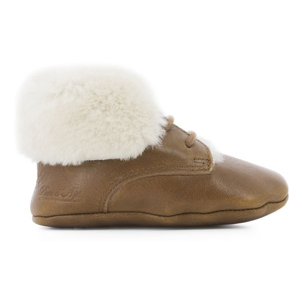 Babyschuhe mit Pailletten First Fur -product