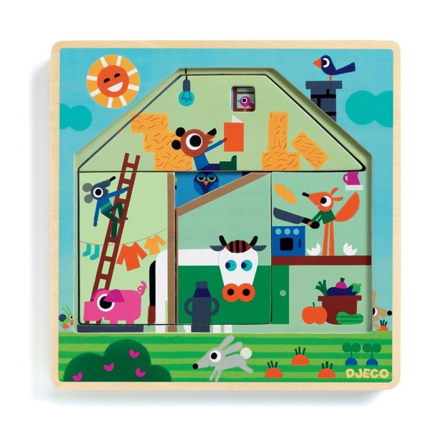 Puzzle de madera 3 niveles - Chez Gaby-product