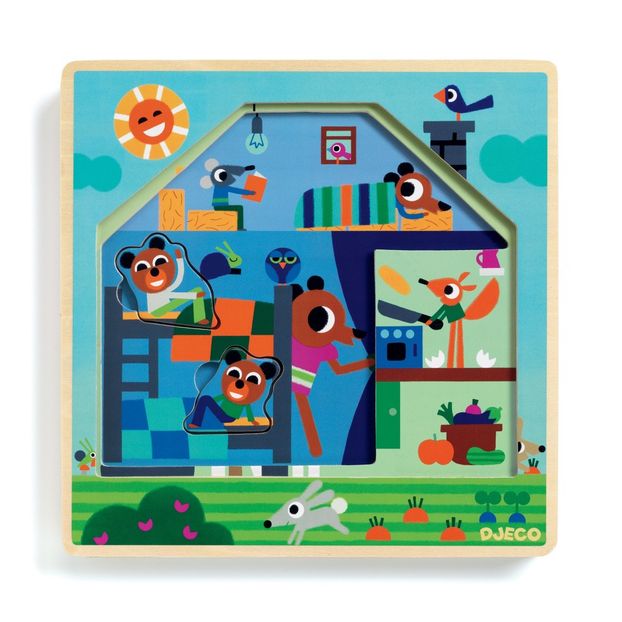 Puzzle de madera 3 niveles - Chez Gaby-product