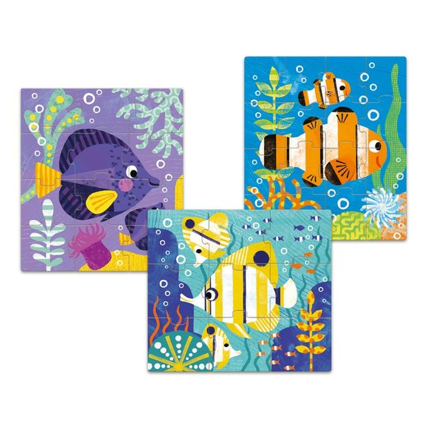 Primo poisson Puzzle Game - Set of 3-product