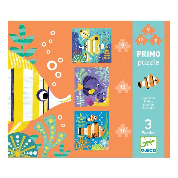 Primo poisson Puzzle Game - Set of 3-product