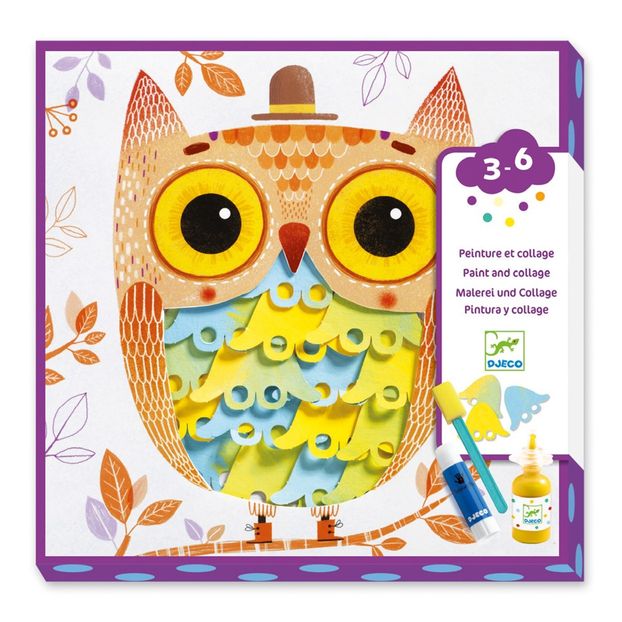 Peinture et collage Oh c'est chouette !-product