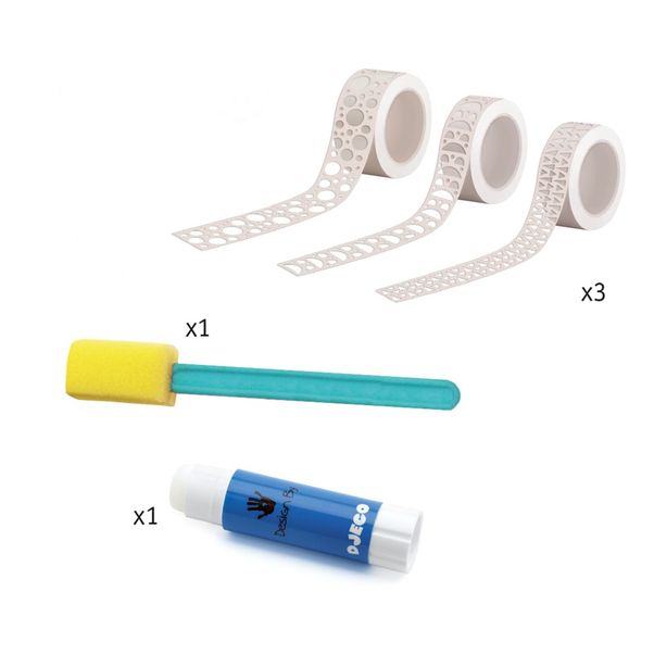 Masking Tape und Farbe "Oh c'est magique!" -product