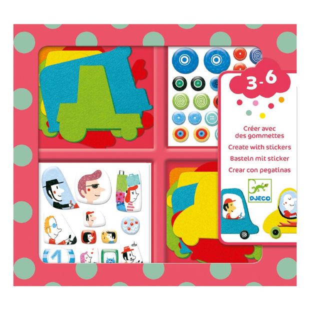 Gommettes J'aime les voitures-product