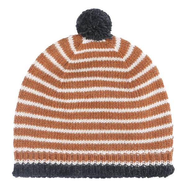 Wool and Cashmere Striped Beanie -product
