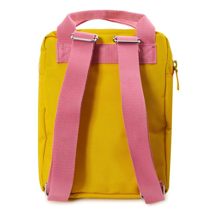 Kleiner Rucksack recyceltes Plastik Gelb- Produktbild Nr. 5