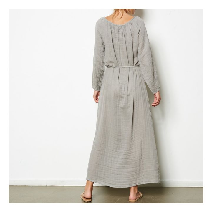 Langes Kleid Nina-Teenie-Damenkollektion | Grau- Produktbild Nr. 2