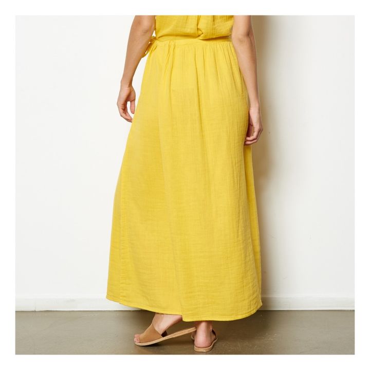 Vestido largo Ava - Colección Adolescente y Mujer - Sunflower Yellow S028- Imagen del producto n°4