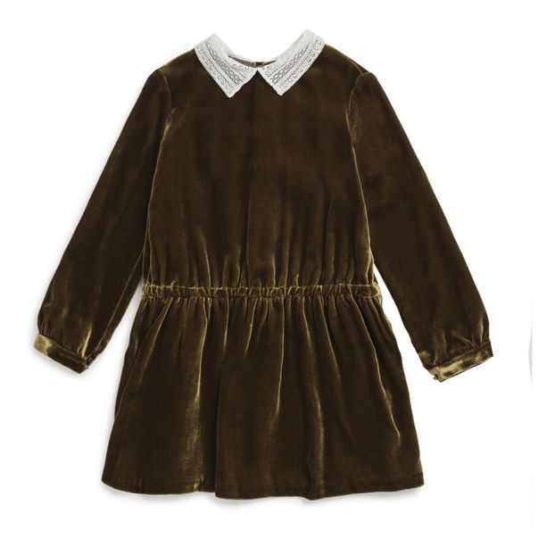 Jacinthe Silk Velvet Dress-product