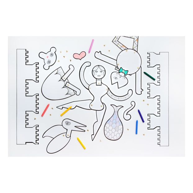 Coloriage - The Coloring Toy : Eames Office - Set-product