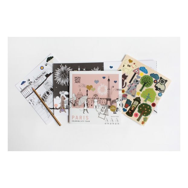 Malbuch & Stickers City Tour Paris-product