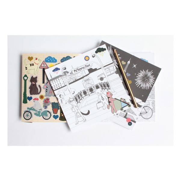 Malbuch & Stickers City Tour Paris-product