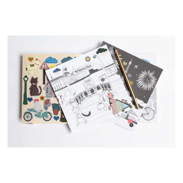 Malbuch & Stickers City Tour Paris-product