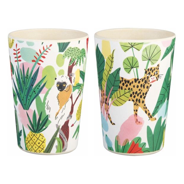 Gobelet en bambou Bodil Léopard-product
