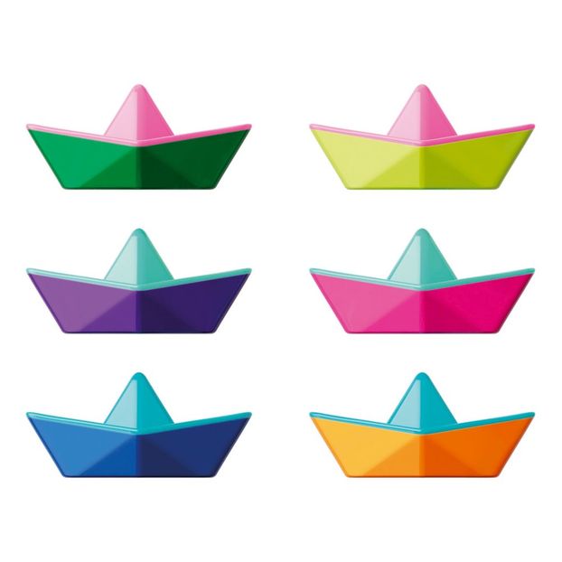 Bateau de bain origami à changement de couleur - Set de 3-product