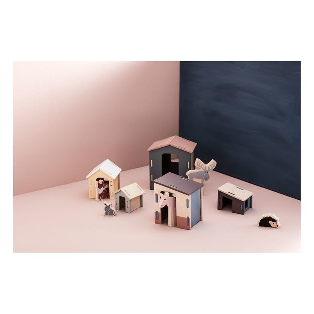Wooden Houses -Set of 5 -product