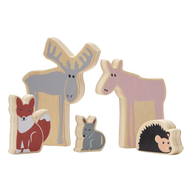 Animals of the Woods - Set of 5-product