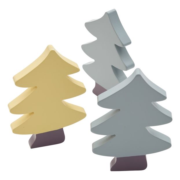 Wooden Trees - Set of 3 -product