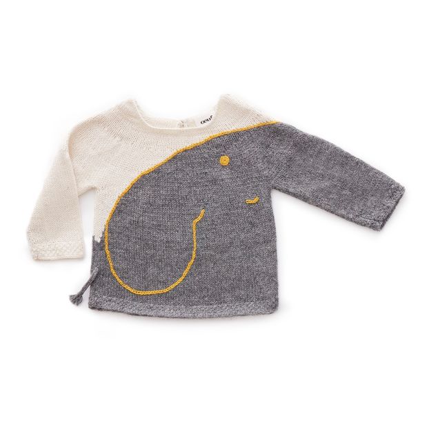 Baby Alpaca Wool Elephant Jumper -product