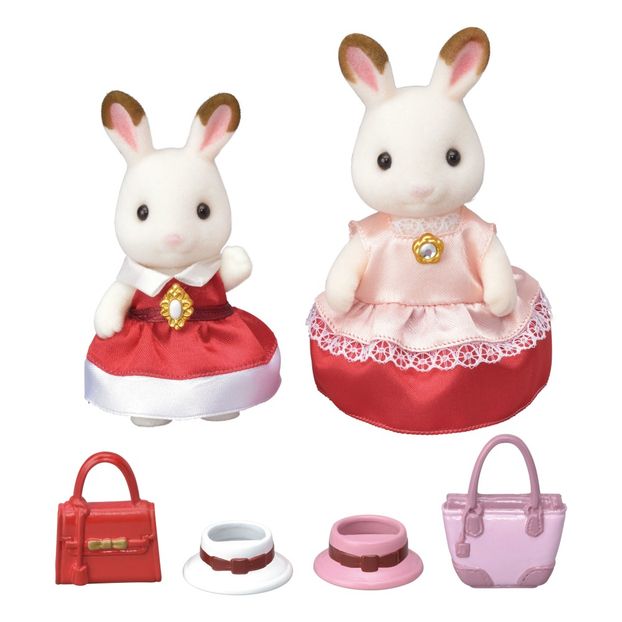 Dress up duo set - Chocolate Rabbits Mother and Girl -product