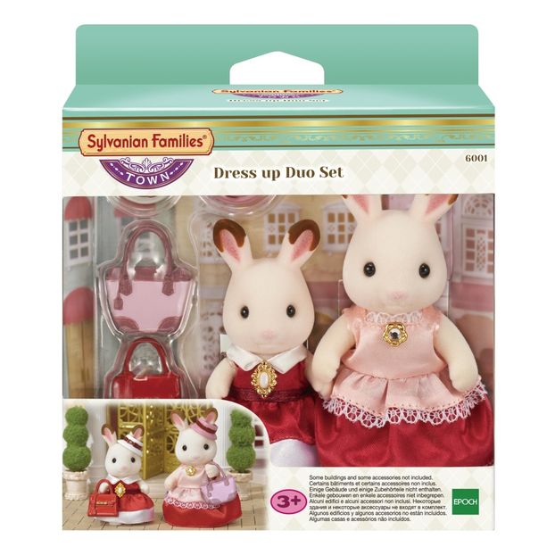 Dress up duo set - Chocolate Rabbits Mother and Girl -product