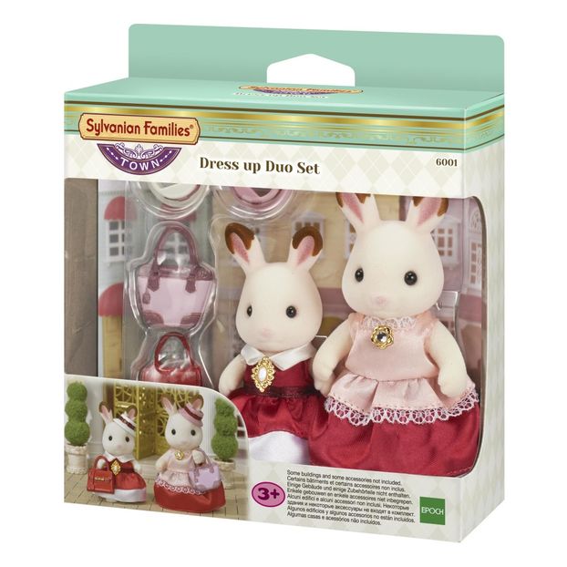 Dress up duo set - Chocolate Rabbits Mother and Girl -product
