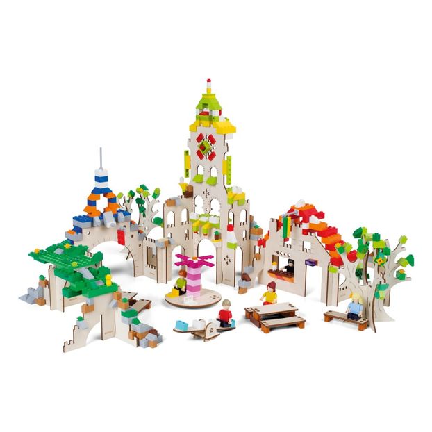Wooden Villa Construction Set -product