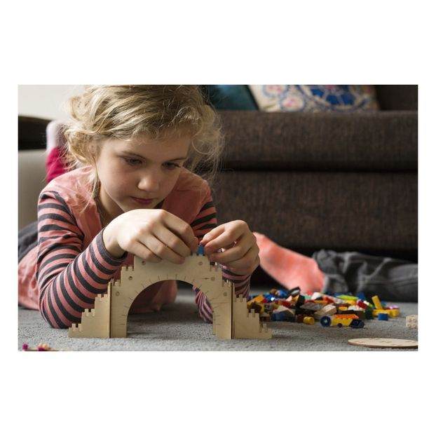 Wooden Villa Construction Set -product
